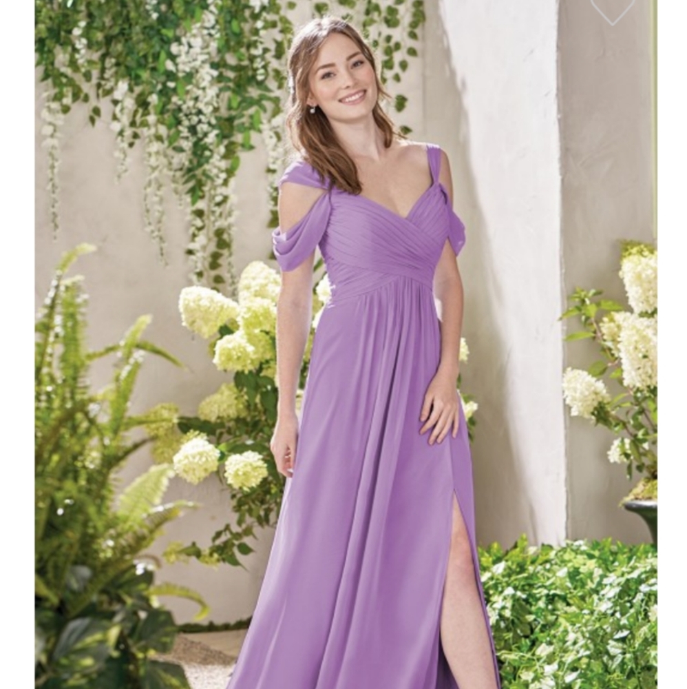 Jasmine Lavender Bridesmaid Wedding Prom Dress S